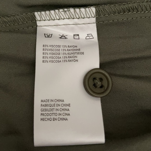 OLIVE GREEN SKIRT - Picture 5 of 6